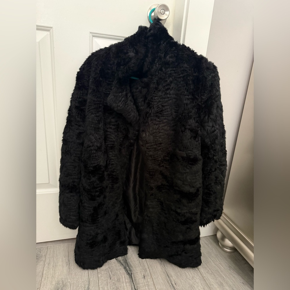 Black fur Jacket
